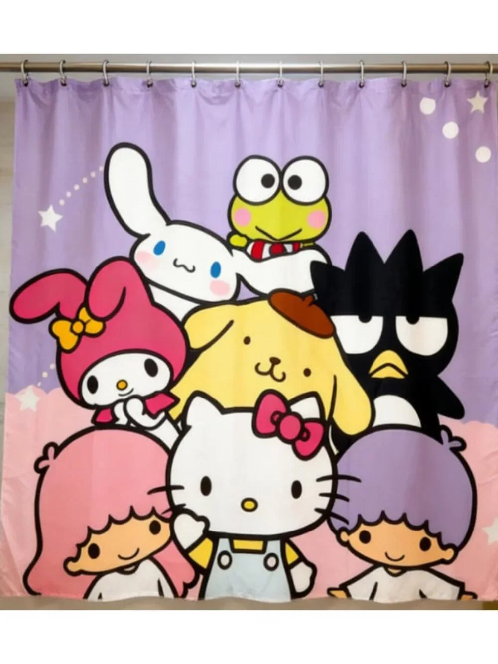 Cute Characters Shower Curtain 59